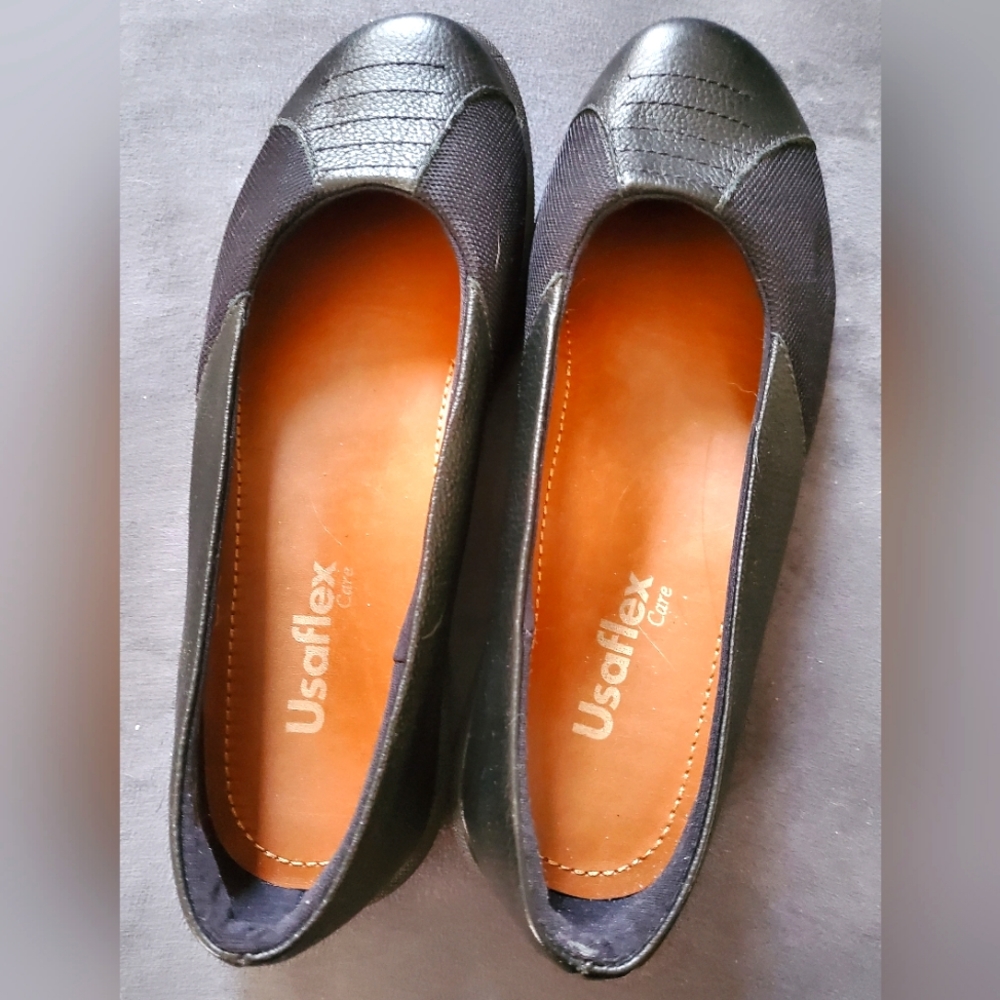 Size 6 Black Usaflex Orthopedic Shoes